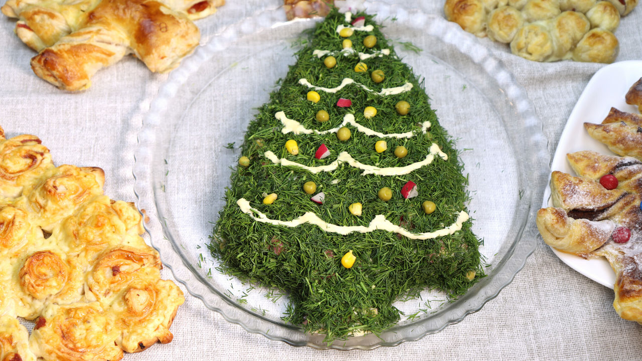Елки. 5 нетривиальных блюд в оригинальном исполнении на новогодний стол смотреть онлайн
