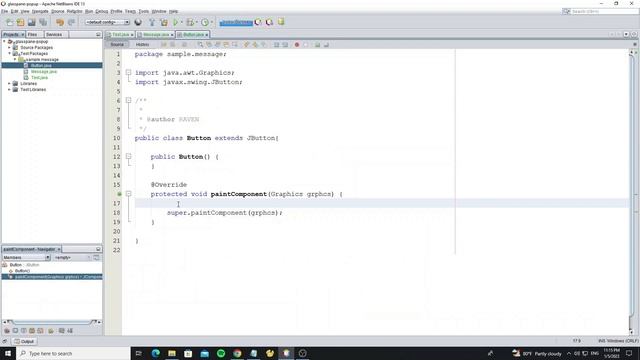 Responsive Message Custom using Java Swing - GlassPane Popup смотреть онлайн