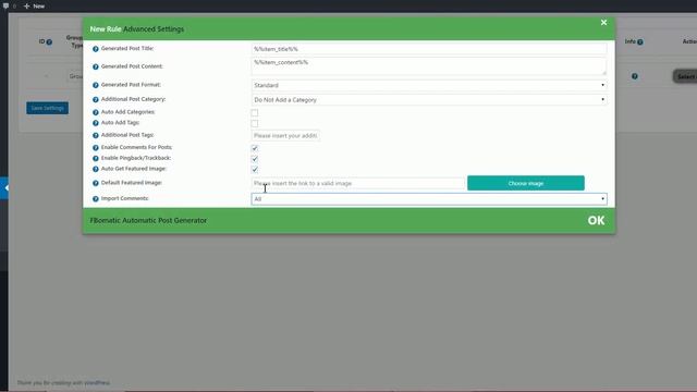 FBomatic Automatic Post Generator and Facebook Auto Poster - WordPress Plugin (First Version) смотреть онлайн