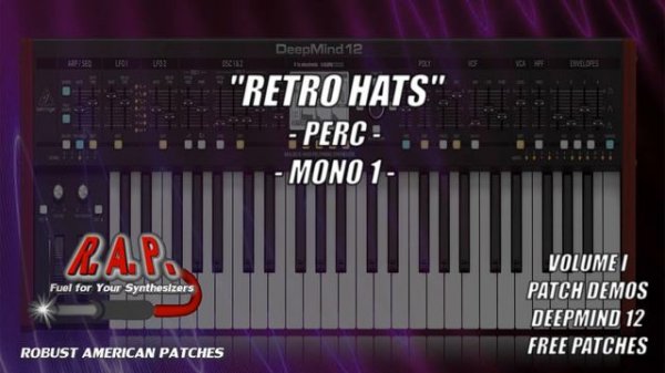 VOLUME I FOR THE DEEPMIND 12 (FREE PATCHES)