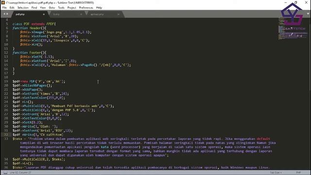 Membuat Report PDF dengan library FPDF di PHP Bag 13 - Menambahkan Link Ke Internet смотреть онлайн