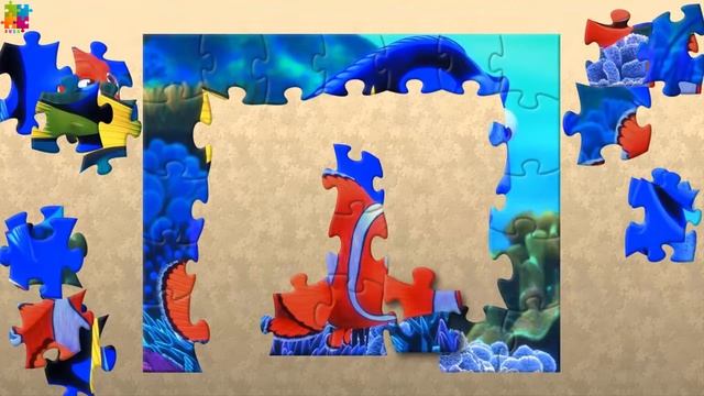 Finding Nemo Fish Puzzle Games смотреть онлайн