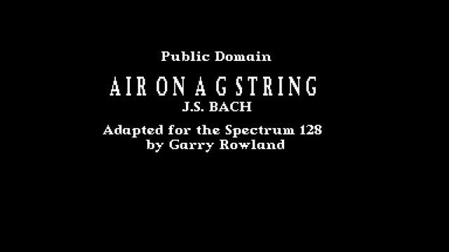 Air On A G String - Garry Rowland [#zx spectrum AY Music Demo] смотреть онлайн