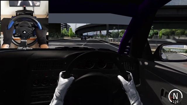 INSANE 1000HP Nissan GT-R R33 | Assetto Corsa | Steering Wheel Gameplay (Thrustmaster T150) смотреть онлайн