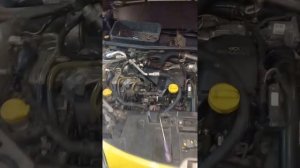 Renault Megan ремонт - снятие генератора - как снять