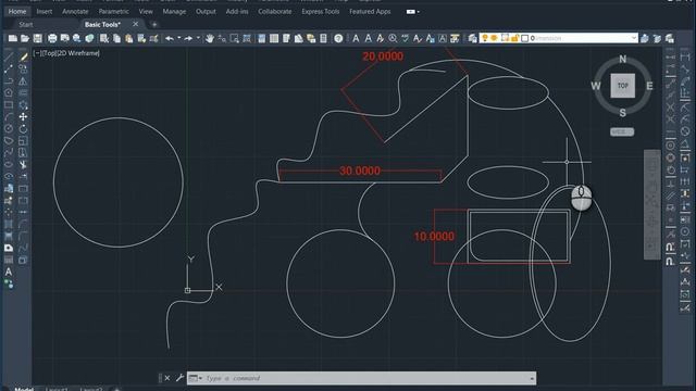 AutoCAD 2022 Basic Tools - Part 3 Dimension Toolbar смотреть онлайн
