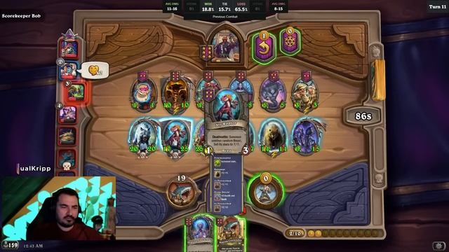 BATTLE OF THE BEASTS! - Hearthstone Battlegrounds смотреть онлайн