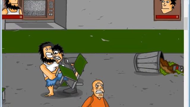 Игра Тюремный скандал бродяги Hobo Prison Brawl онлайн 533 смотреть онлайн