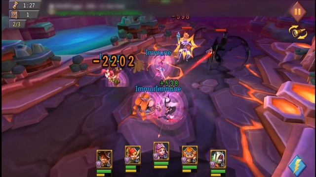 Hero Stage Elite 8-6 using F2P heroes with 3 crowns winning (Auto Mode) смотреть онлайн