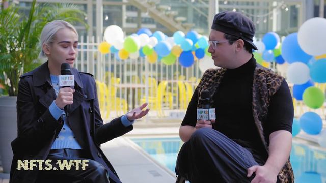NFTS.WTF IRL | David Cash Interviews Olive Allen At NFT.NYC
