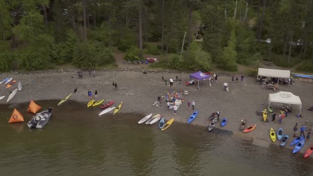 DJI Inspire One over Paddlefest смотреть онлайн
