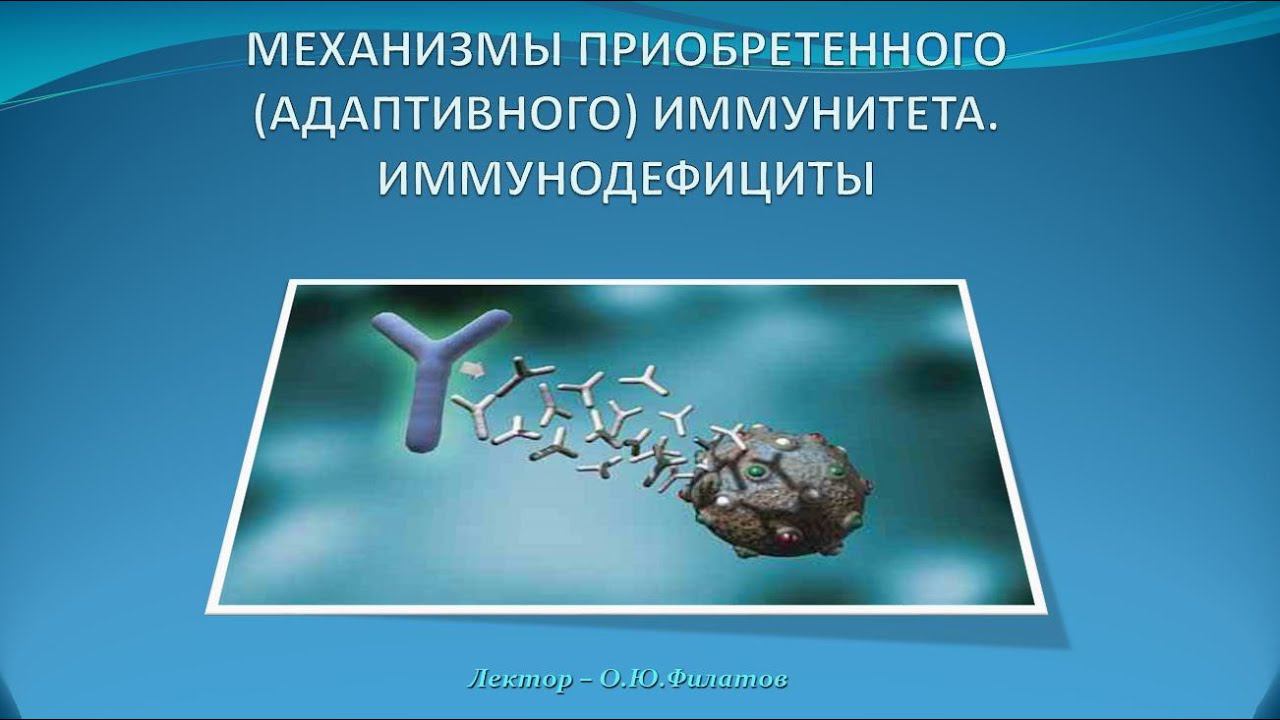 Приобретенный  иммунитиет. Иммунодефициты (лектор О.Ю.Филатов)