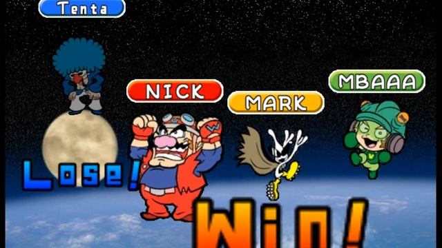 WarioWare, Inc.: Mega Party Games!: Balloon Bang 4 Player Netplay 60fps