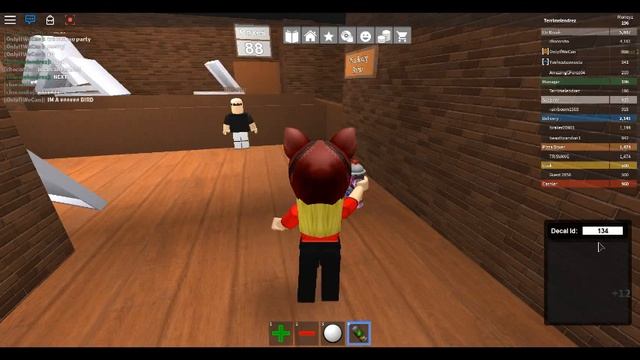 Roblox pt 2 l Work at a pizza place spray paint codes l смотреть онлайн