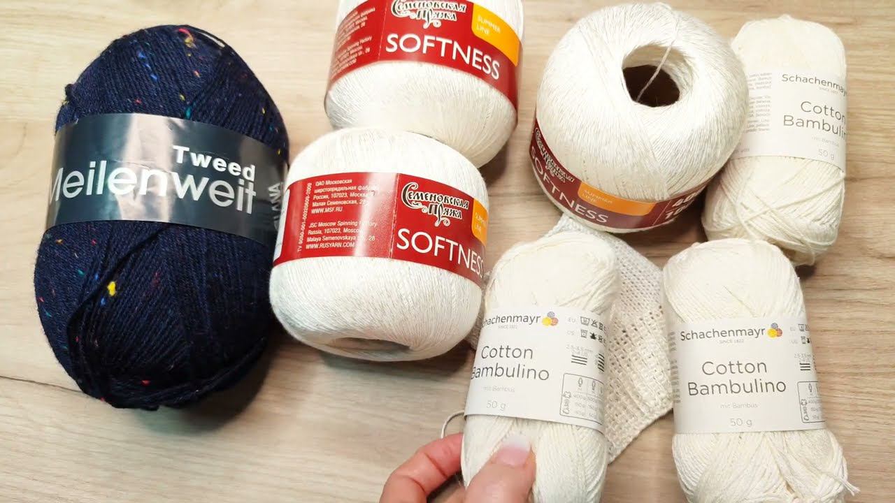 РАСПАКОВКА ПОСЫЛКИ С ПРЯЖЕЙ НА ЛЕТО. смотреть онлайн