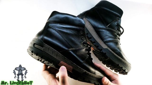 БОТИНКИ ЗИМНИЕ КОЖАНЫЕ С НАТУРАЛЬНЫМ МЕХОМ ТЕПЛЫЕ | РАСПАКОВКА КОРОБКИ | ОБЗОР ПОКУПКИ