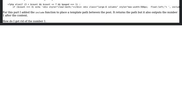Wordpress: php include returns 1 after content (3 Solutions!!) смотреть онлайн