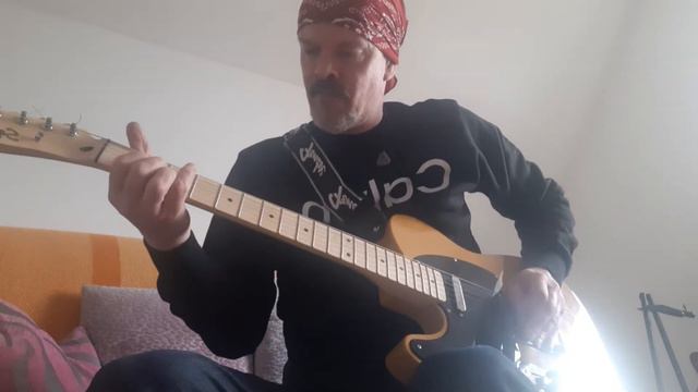 Ritchie Dave Porter playing Blues Rock on Butterscotch Blonde Telecaster смотреть онлайн