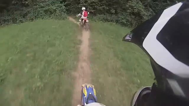 Husaberg FE 390, Honda 50, Beta RR 50 summer riding смотреть онлайн
