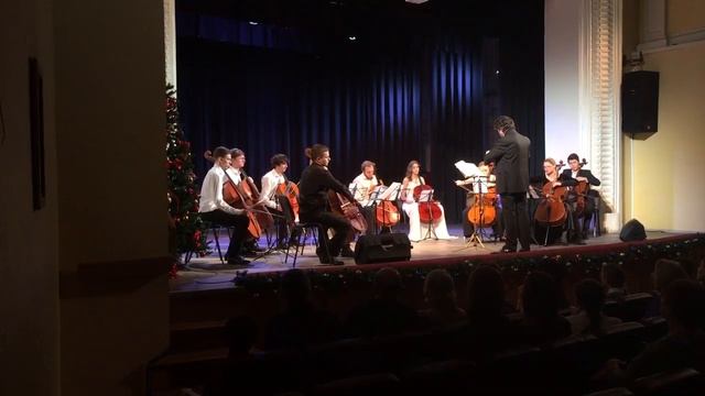 Cello Fest'2019 Novosibirsk. Klengel  Für 12 Violoncelli