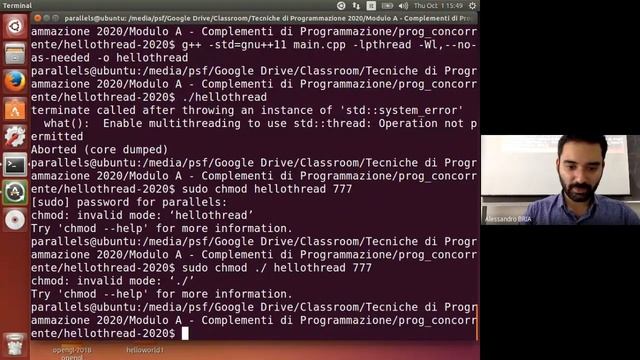 Lezione 07 Programmazione concorrente e thread смотреть онлайн