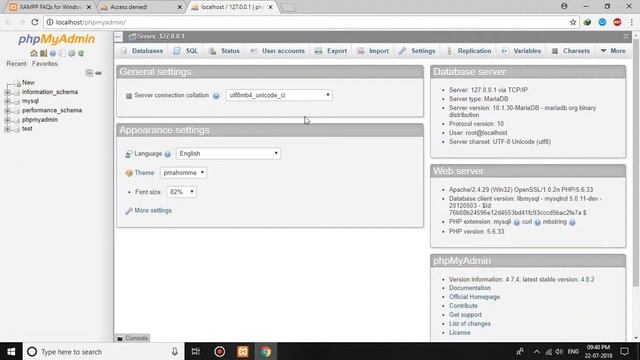 Change / Reset XAMPP default root password смотреть онлайн