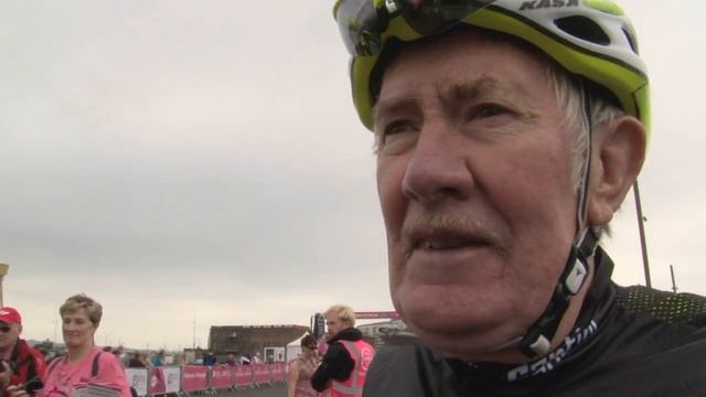 Giro d'Italia Grand Fondo - interviews with top three in main 175k race смотреть онлайн