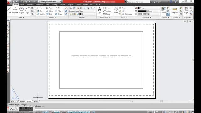 How to set dash line scale in AutoCAD смотреть онлайн