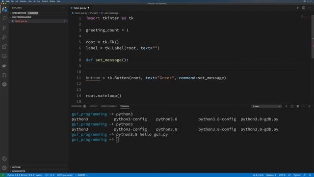 8 Building a Simple GUI Application with tkinter смотреть онлайн