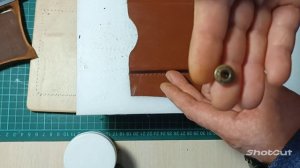 Чехол-кобура на ремень для смартфона, из натуральной кожи. Формовка. Ручная работа.