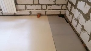 Бетонный пол на кухне по грунту своими руками