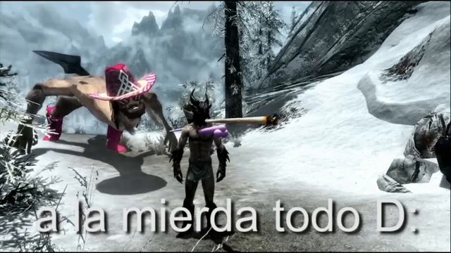 Skyrim - COMO DIOS | Parodia Like A Boss