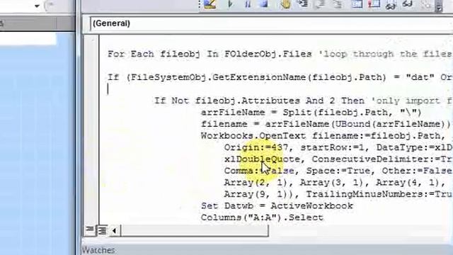 Import multiple .txt and .dat files in a folder - Download files at ExcelVBASQL.com! смотреть онлайн