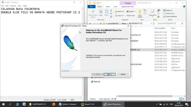 Tutorial Instalasi Adobe Photoshop CS2 смотреть онлайн