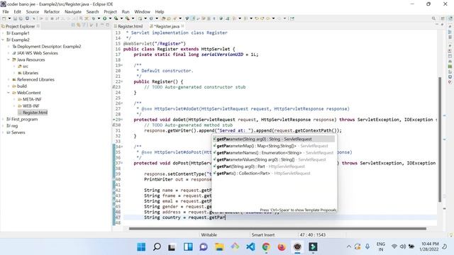 How to create a Student Registration Form in Eclipse | Eclipse - Create Java Project смотреть онлайн