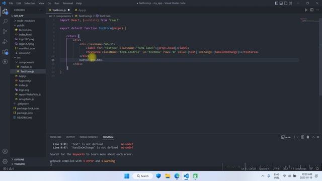 React state and handling events смотреть онлайн