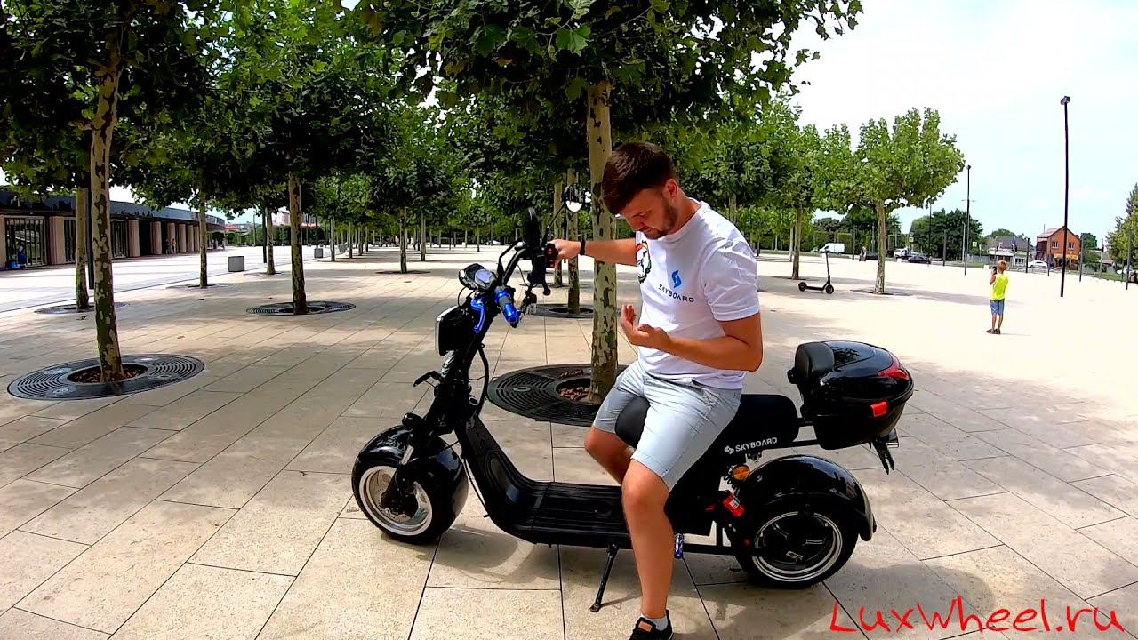 Электроскутер SkyBoard BR-30 3000 FAST - обзор, замер максималки смотреть онлайн