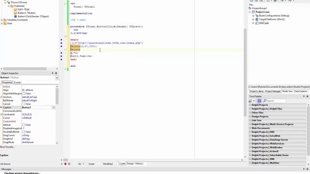 Работа со строками delphi (copy,delete,raplace,Pos) смотреть онлайн