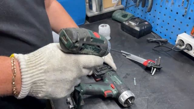 Замена редуктора на шуруповерте Metabo SB 18 L