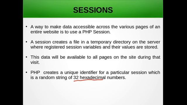 PHP - Cookies and Sessions смотреть онлайн