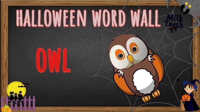 Halloween Word Wall Important halloween words list Halloween vocabulary in english Halloween Quiz смотреть онлайн