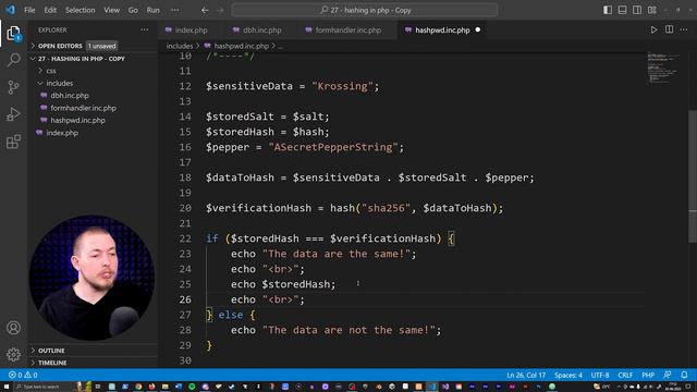 27 _ Hashing Using PHP for Beginners _ 2023 _ Learn PHP Full Course For Beginners смотреть онлайн