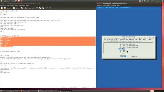 Howto cross compile ffmpeg for Raspberry Pi смотреть онлайн