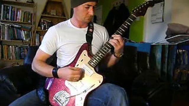 aneurysm nirvana guitar cover - fender jazzmaster j mascis purple sparkle guitar смотреть онлайн