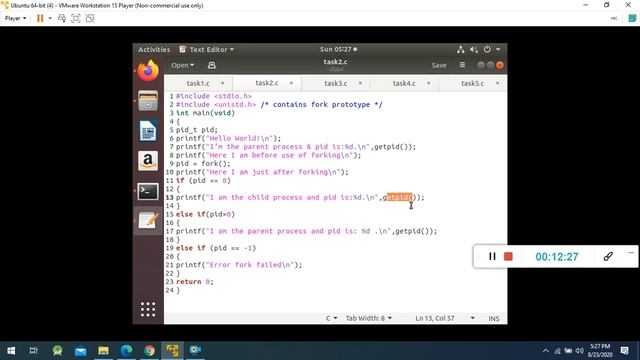 Lecture #03 Process | ps | pstree | getpid | getppid | fork | Operating system смотреть онлайн