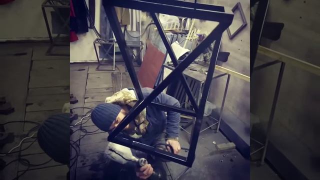 Барные стулья в стиле "Лофт". Завершение работы. смотреть онлайн