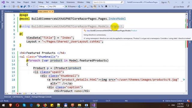 Build Completed Ecommerce with ASP.NET Core Razor Pages - Part 4 - Latest and Featured Products смотреть онлайн