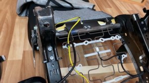 Разбор сидения. Toyota wish 20 кузов.