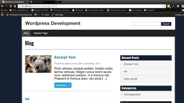 Responsive Wordpress Theme Tutorial - Part 15 : Google Web Fonts смотреть онлайн