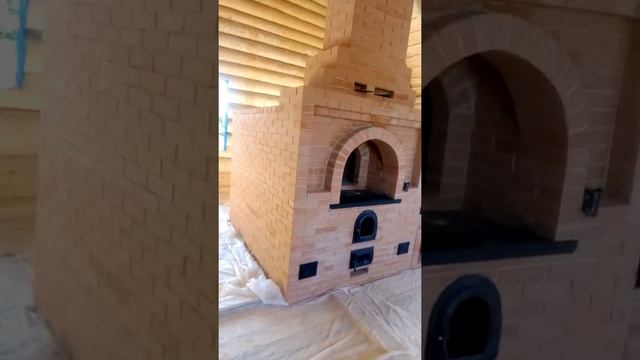 Русская печка-камин Своими руками/// смотреть онлайн